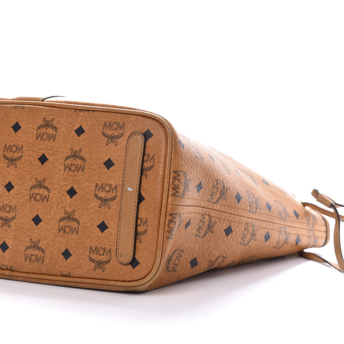 Visetos Medium Liz Reversible Shopper Tote Cognac