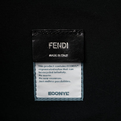 Fendi Econyl Nylon Lycra Vitello Seta FF Embossed Kids Backpack Pink 6 of 13