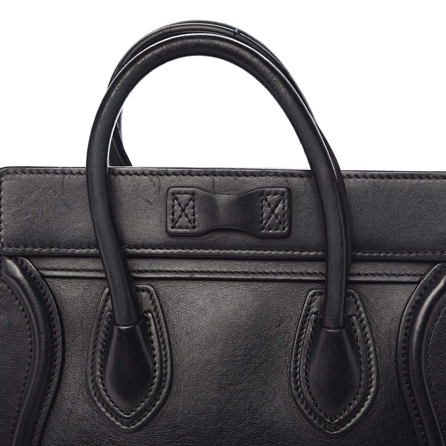 Smooth Calfskin Nano Luggage Black