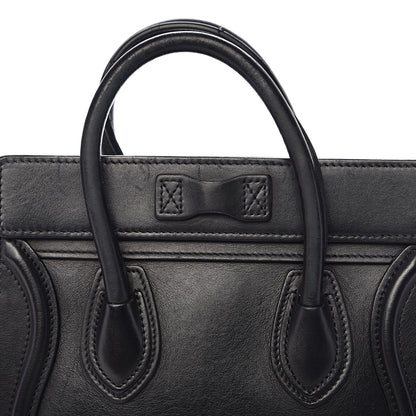 Celine Smooth Calfskin Nano Luggage Black 17 of 23