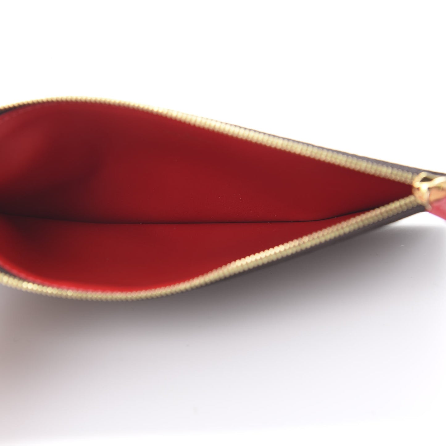 Damier Ebene Felicie Chain Wallet Zippered Insert