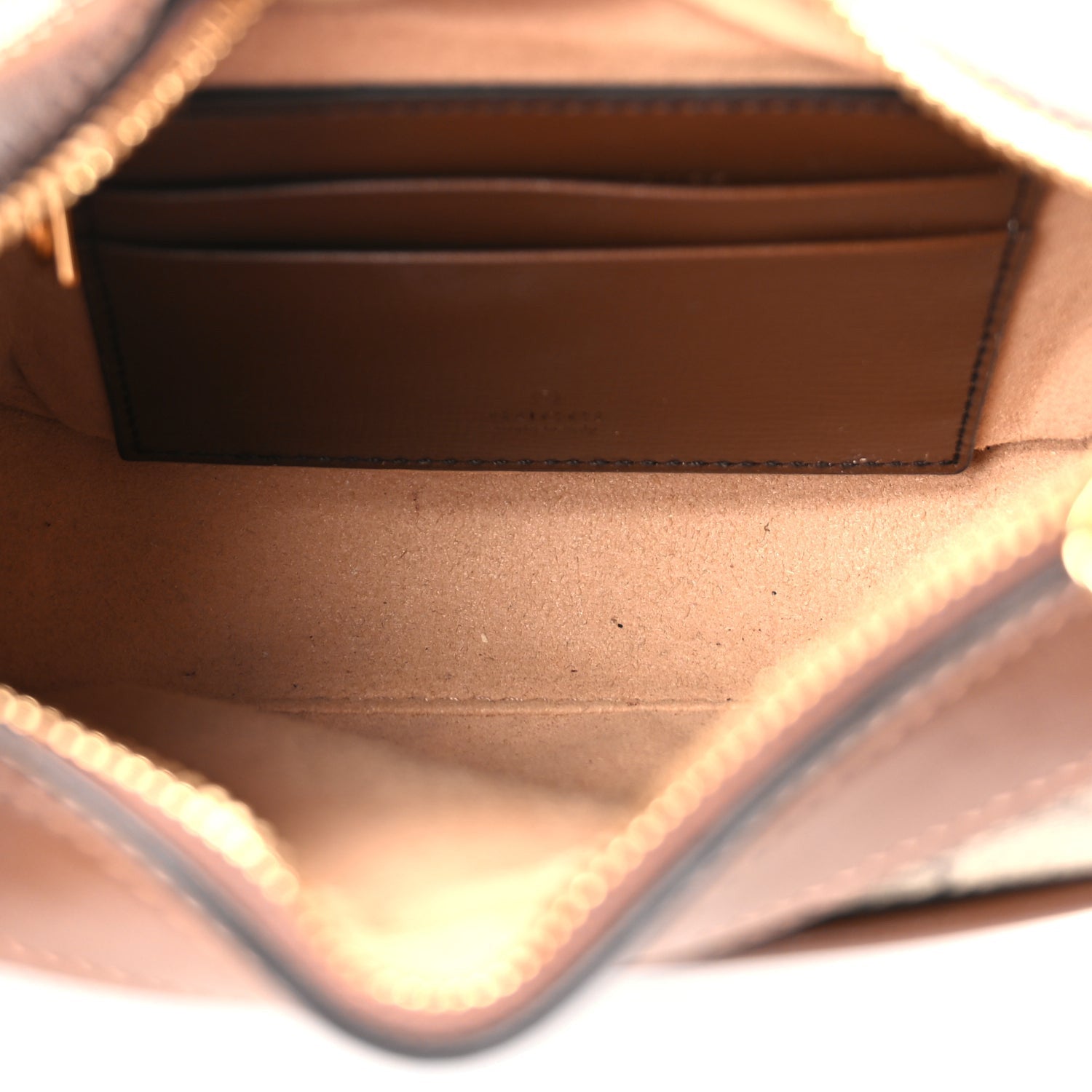 Gucci GG Supreme Monogram Azalea Calfskin Mini Retro Interlocking G Half Moon Bag Beige Ebony Brown Sugar 4 of 8