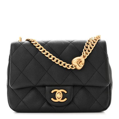 Chanel Caviar Quilted Mini Sweetheart Flap Black 1 of 11
