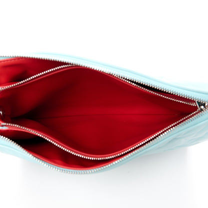 Louis Vuitton Lambskin Embossed Monogram Coussin PM Bleu 5 of 13