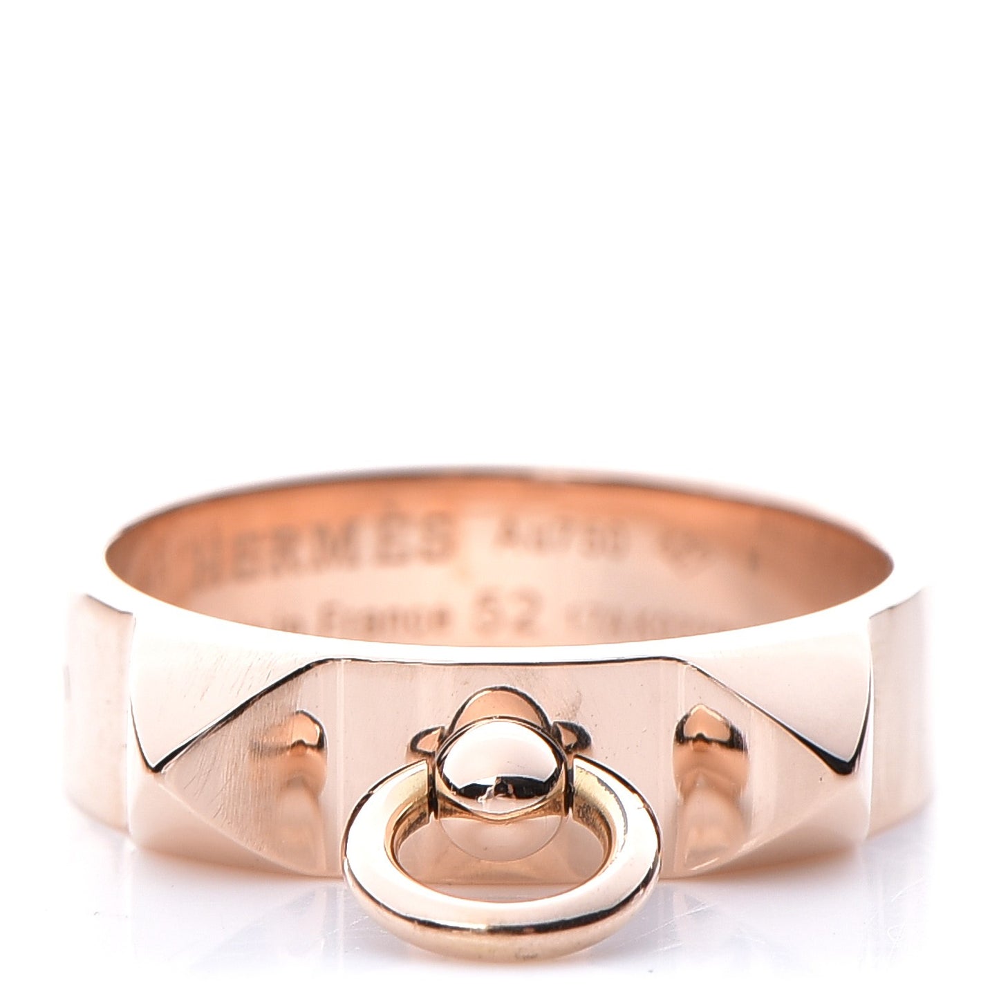 18K Rose Gold PM Collier De Chien Ring 52 6