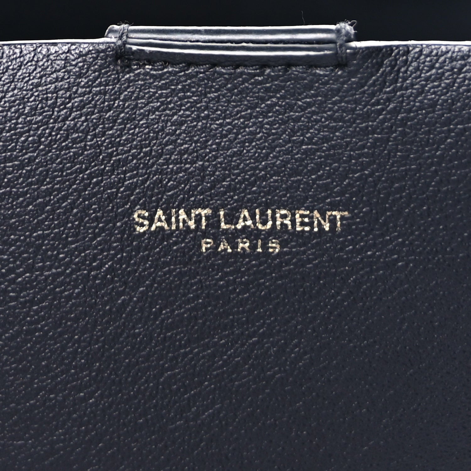 Saint Laurent Calfskin Large Shopping Tote Black 6 of 9