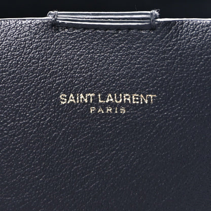 Saint Laurent Calfskin Large Shopping Tote Black 6 of 9