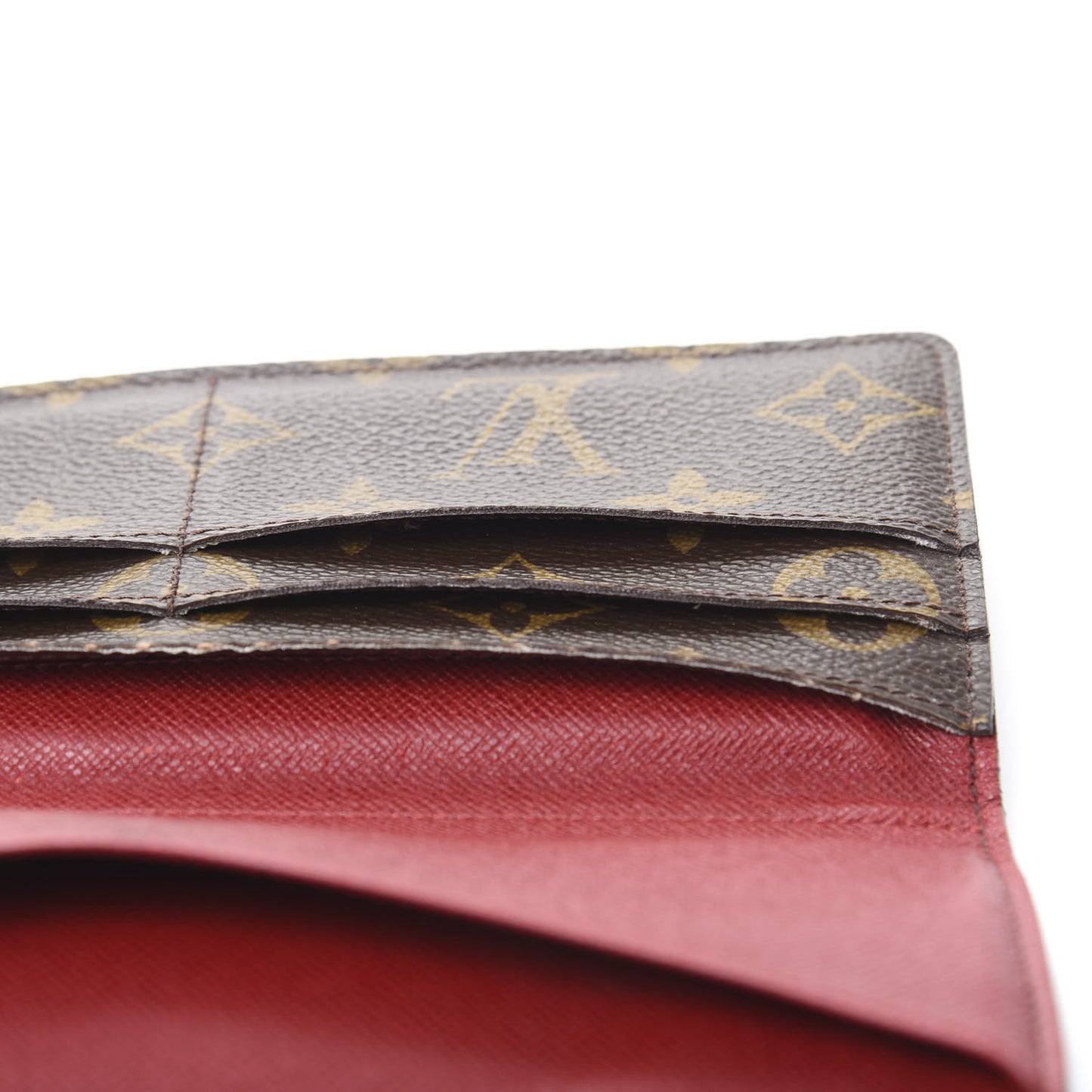 Monogram Josephine Wallet Red