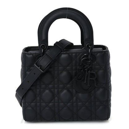 Christian Dior Ultra Matte Calfskin Cannage Small My ABCDior Lady Dior Black 1 of 8