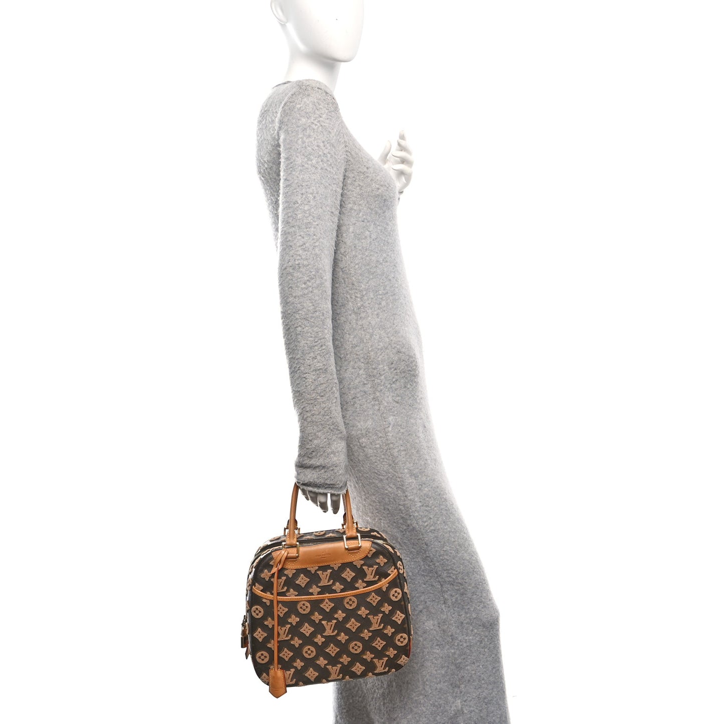 Monogram Tuffetage Deauville Cube Caramel