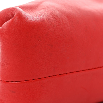 Bottega Veneta Smooth Butter Calf The Pouch Oversized Clutch Bright Red 8 of 8