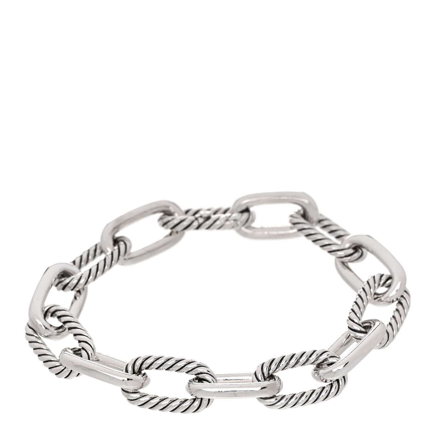 David Yurman Sterling Silver 11mm Madison Chain Bracelet 1 of 3