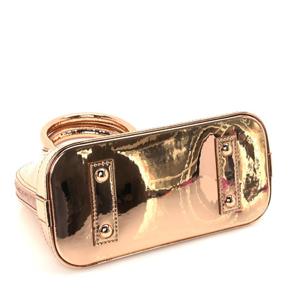 Louis Vuitton Monogram Miroir Alma BB Copper 3 of 8