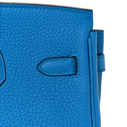 Hermes Togo Birkin 25 Bleu Zanzibar 10 of 36