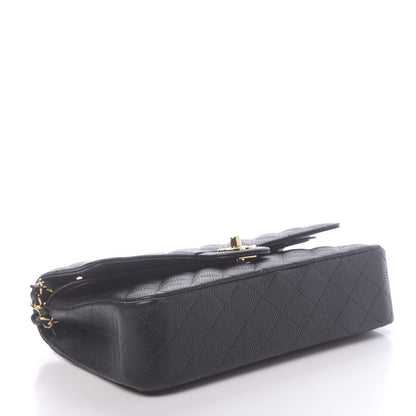 Chanel Caviar Quilted Medium Double Flap Black 4 of 11