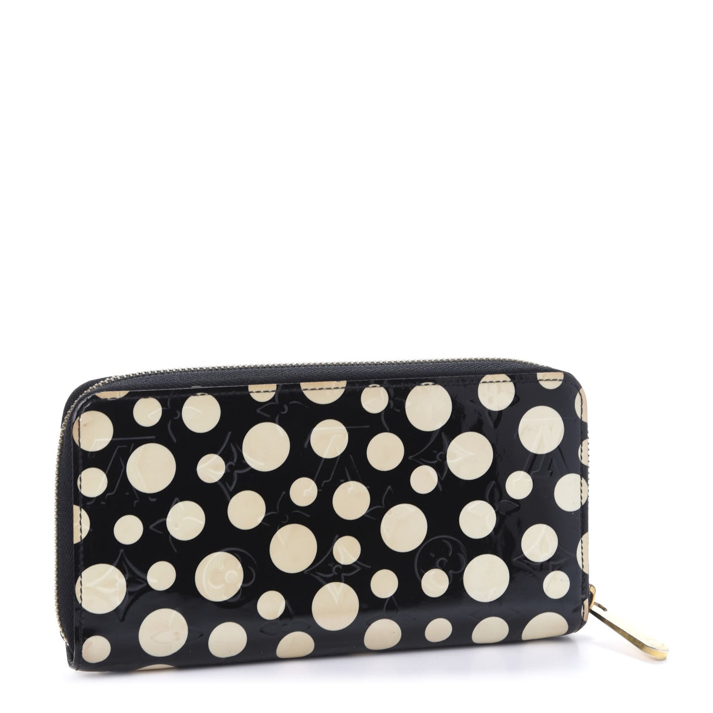 Vernis Kusama Infinity Dots Zippy Wallet Black