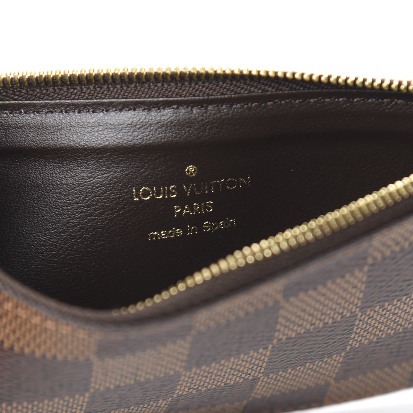 Damier Ebene Josephine Wallet Zippered Insert