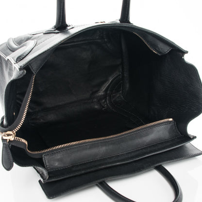 Celine Smooth Calfskin Mini Luggage Black 5 of 11