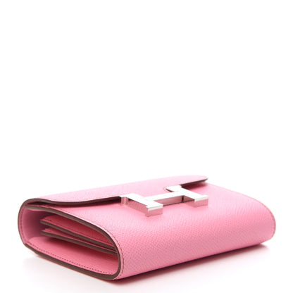 Hermes Epsom Constance Short Wallet 5P Pink 4 of 7