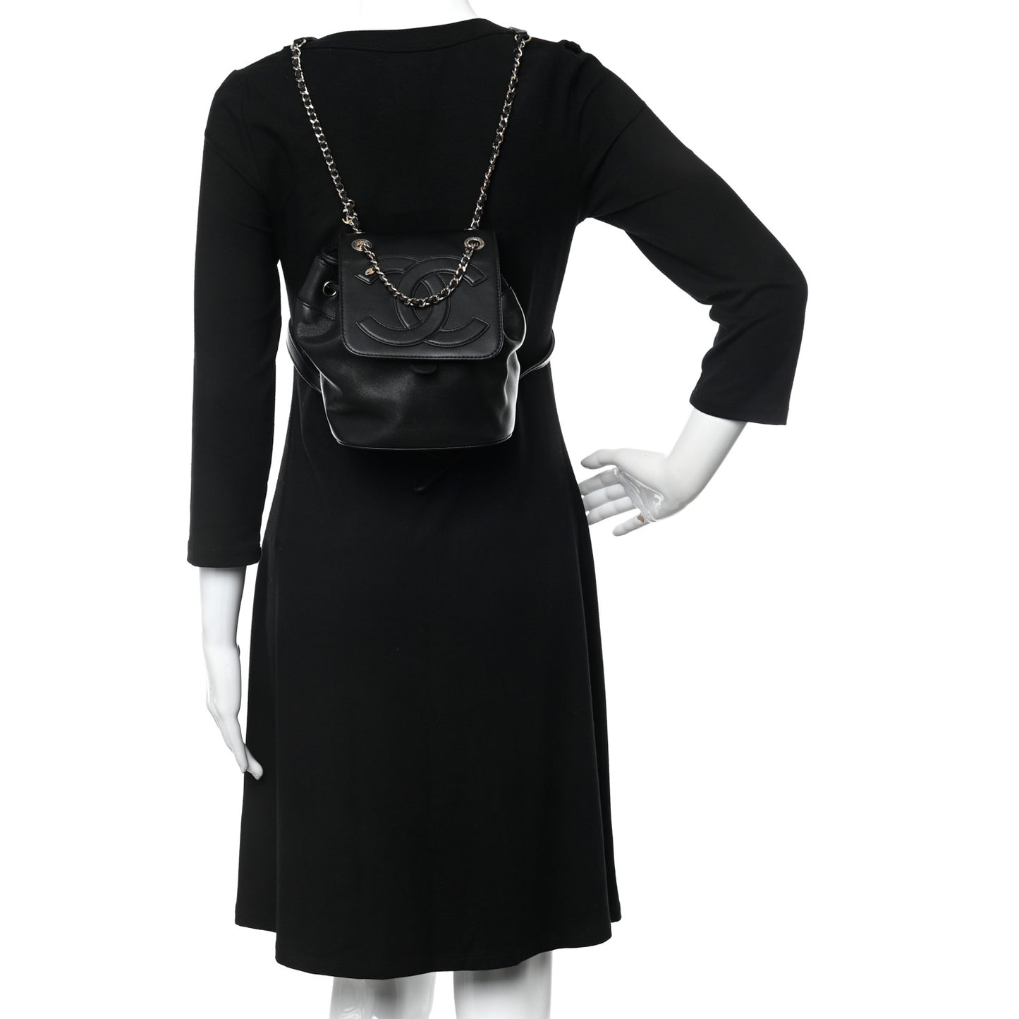 Lambskin CC Mania Backpack Black