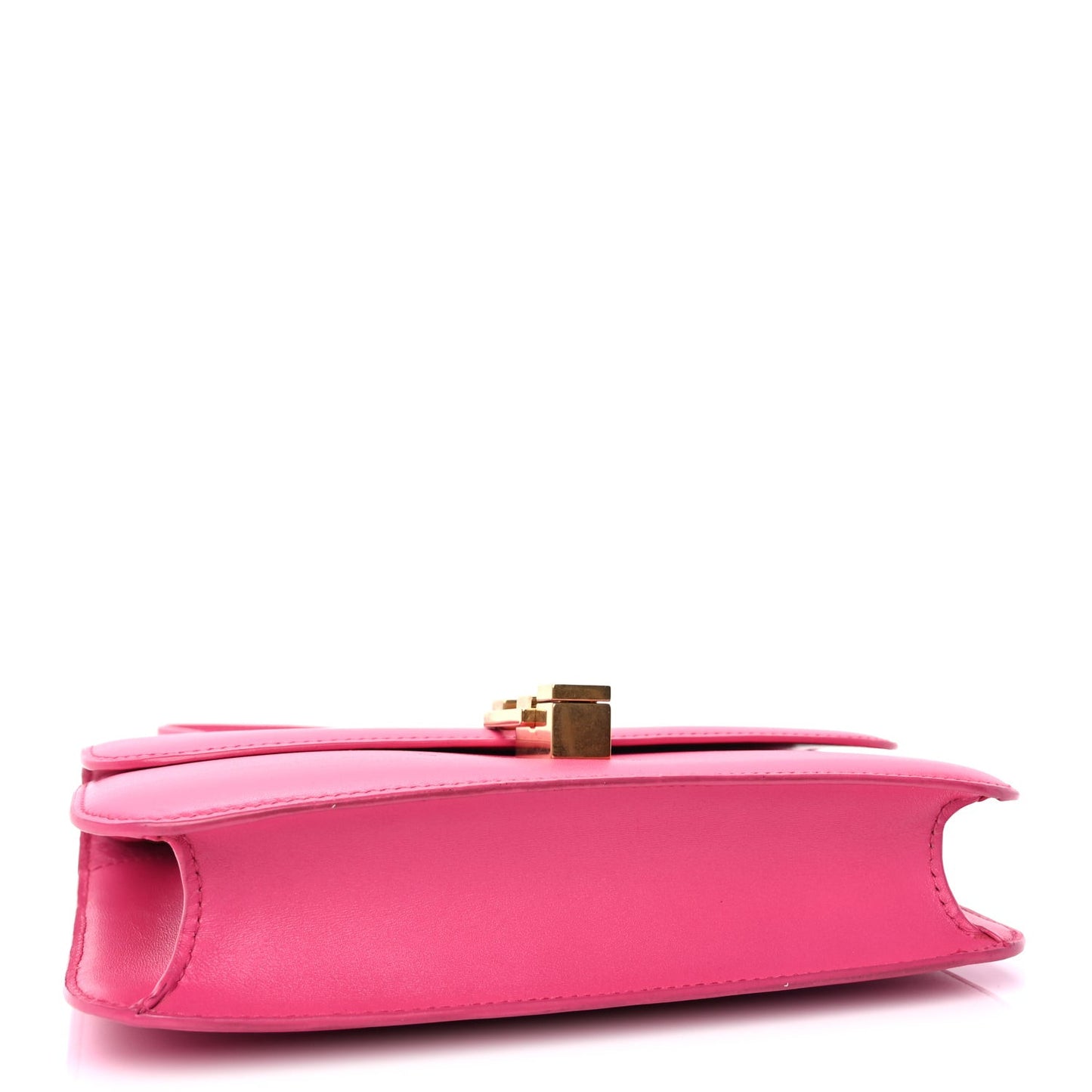 Smooth Calfskin Le Carre Shoulder Bag  Pink