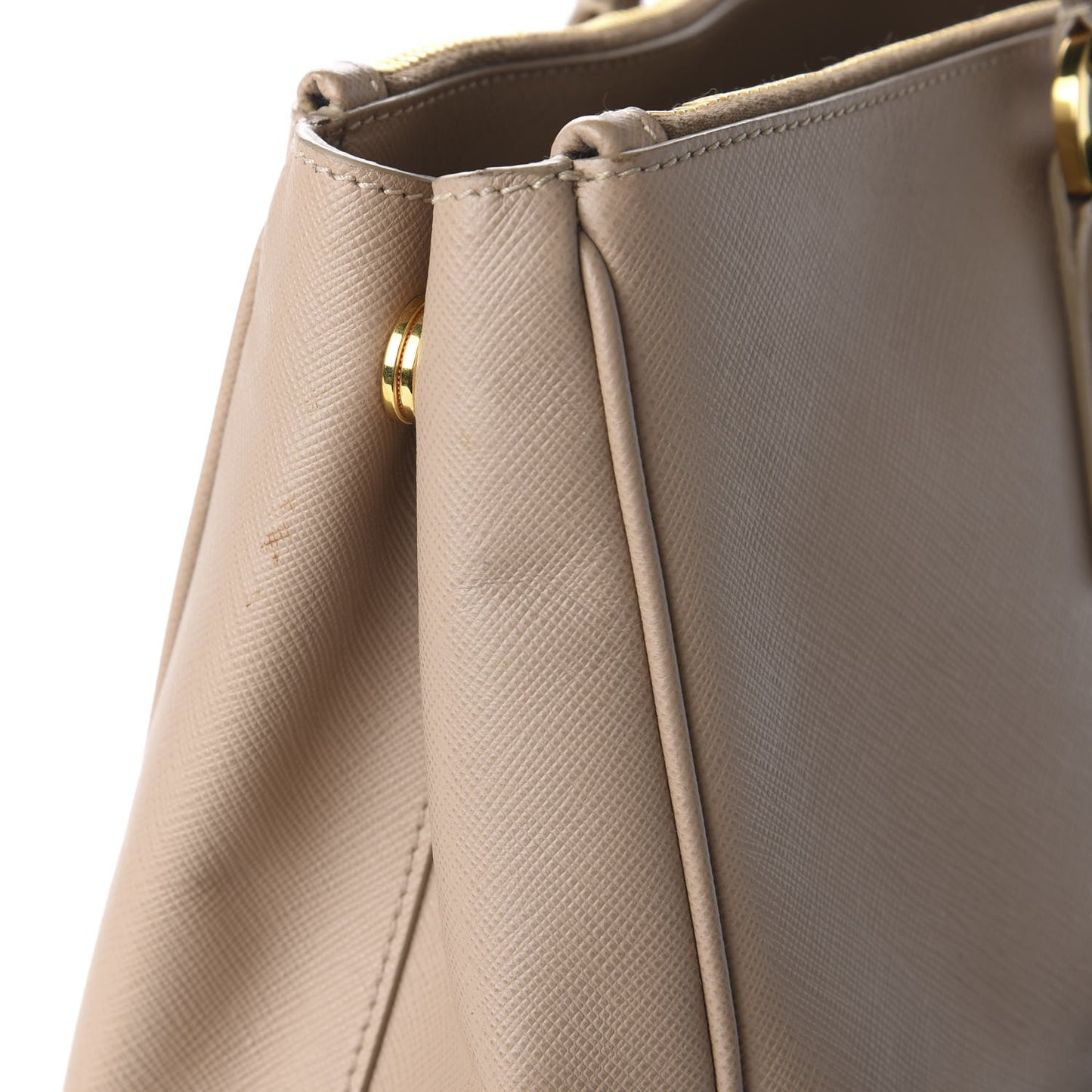 Saffiano Large Galleria Double Zip Tote Cipria