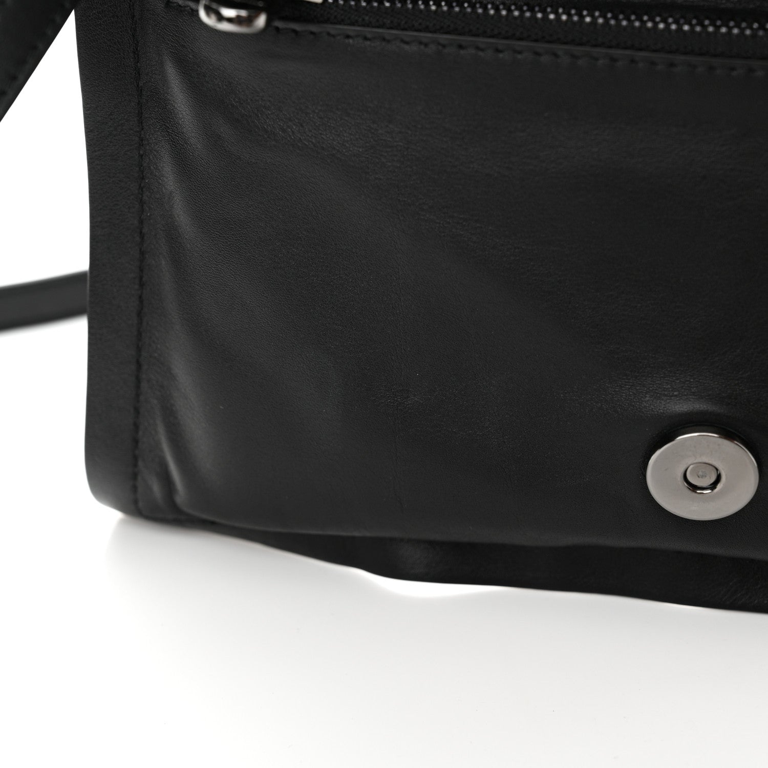 Salvatore Ferragamo Calfskin Mini Viva Bow Shoulder Bag Black 12 of 14