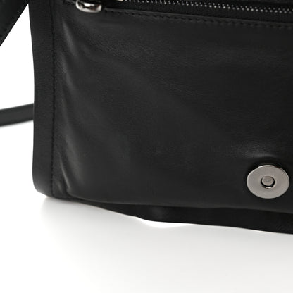 Salvatore Ferragamo Calfskin Mini Viva Bow Shoulder Bag Black 12 of 14