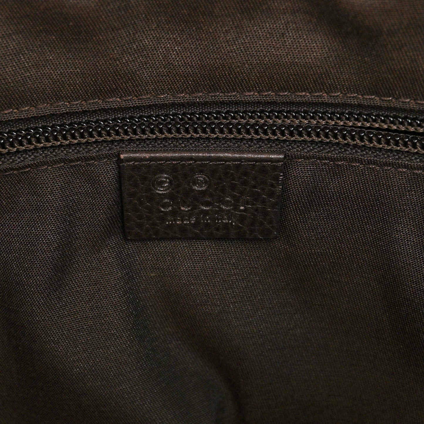 Crystal Monogram Large Flat Messenger Bag Dark Brown