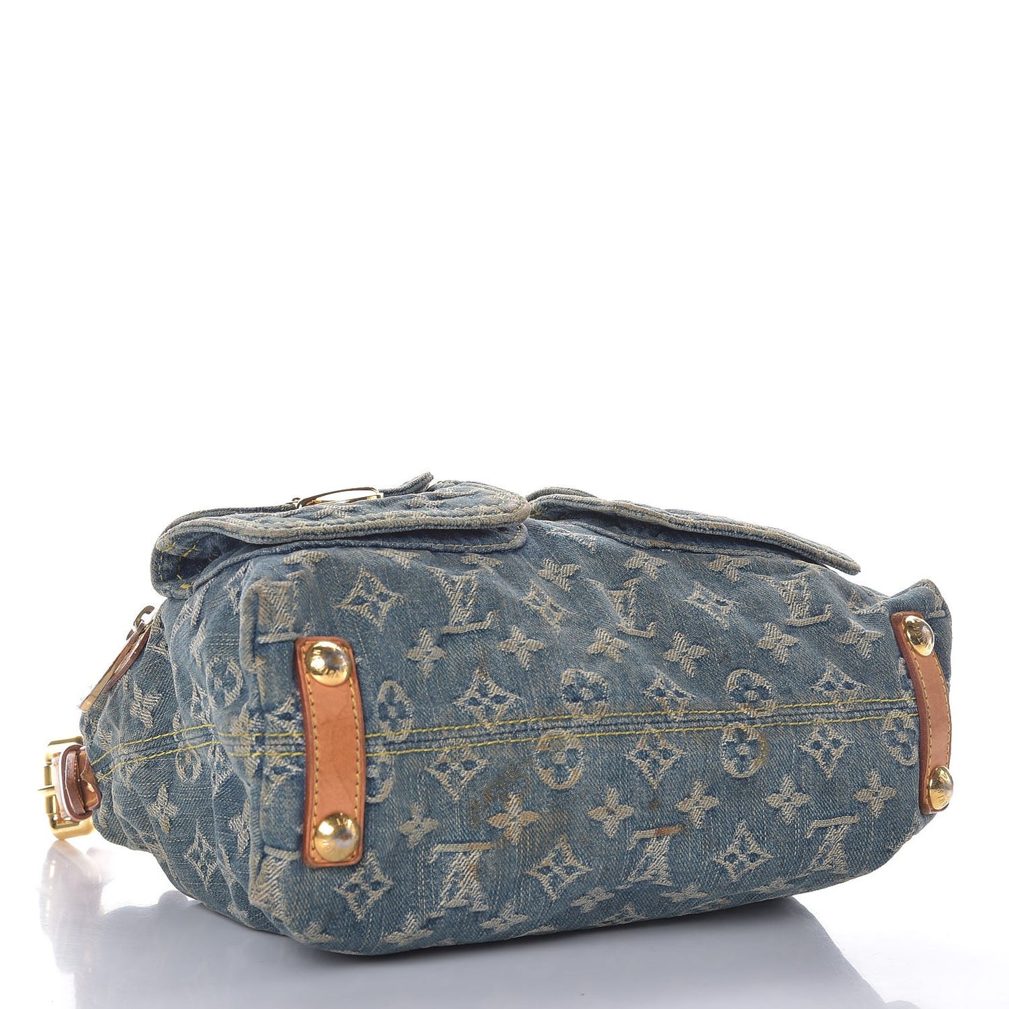 Monogram Denim Baggy PM Blue