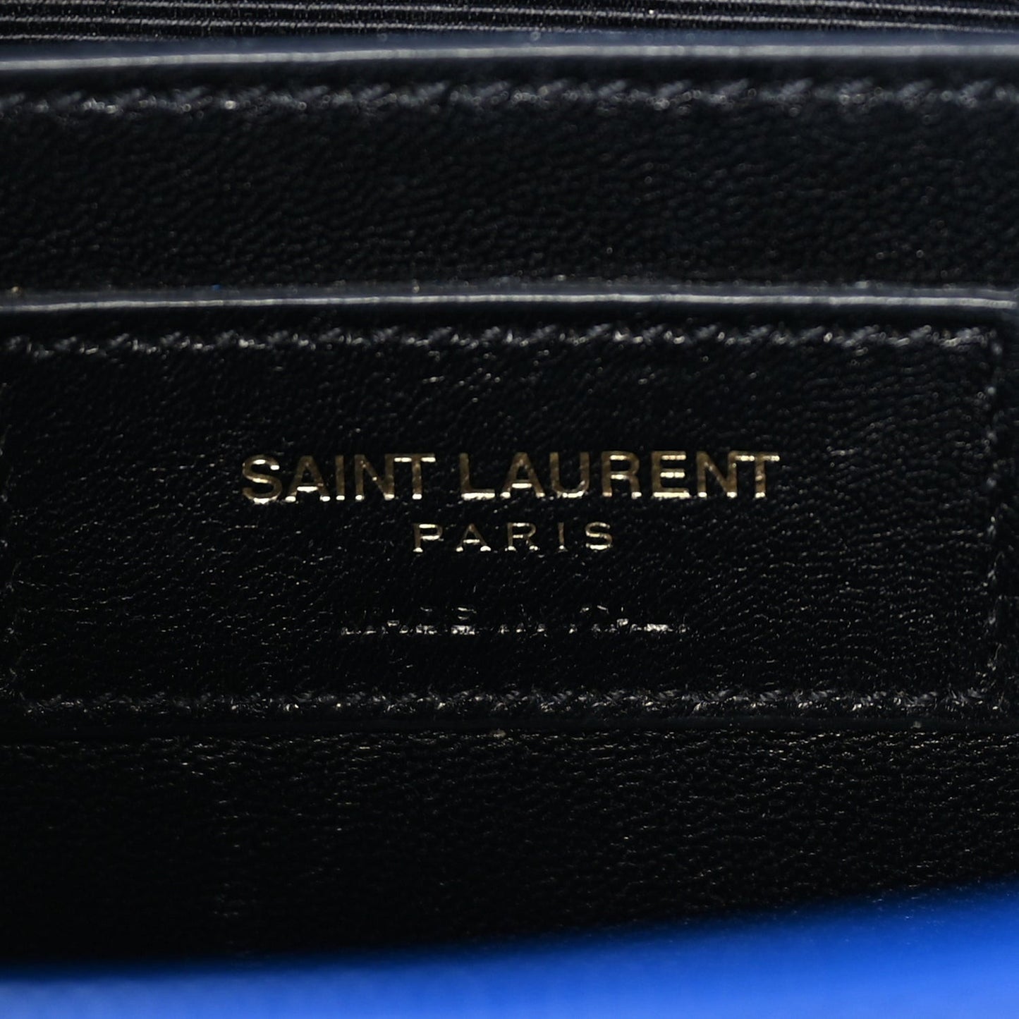 Grain De Poudre Small Classic Monogram Kate Satchel Royal Blue
