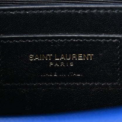 Saint Laurent Grain De Poudre Small Classic Monogram Kate Satchel Royal Blue 5 of 8