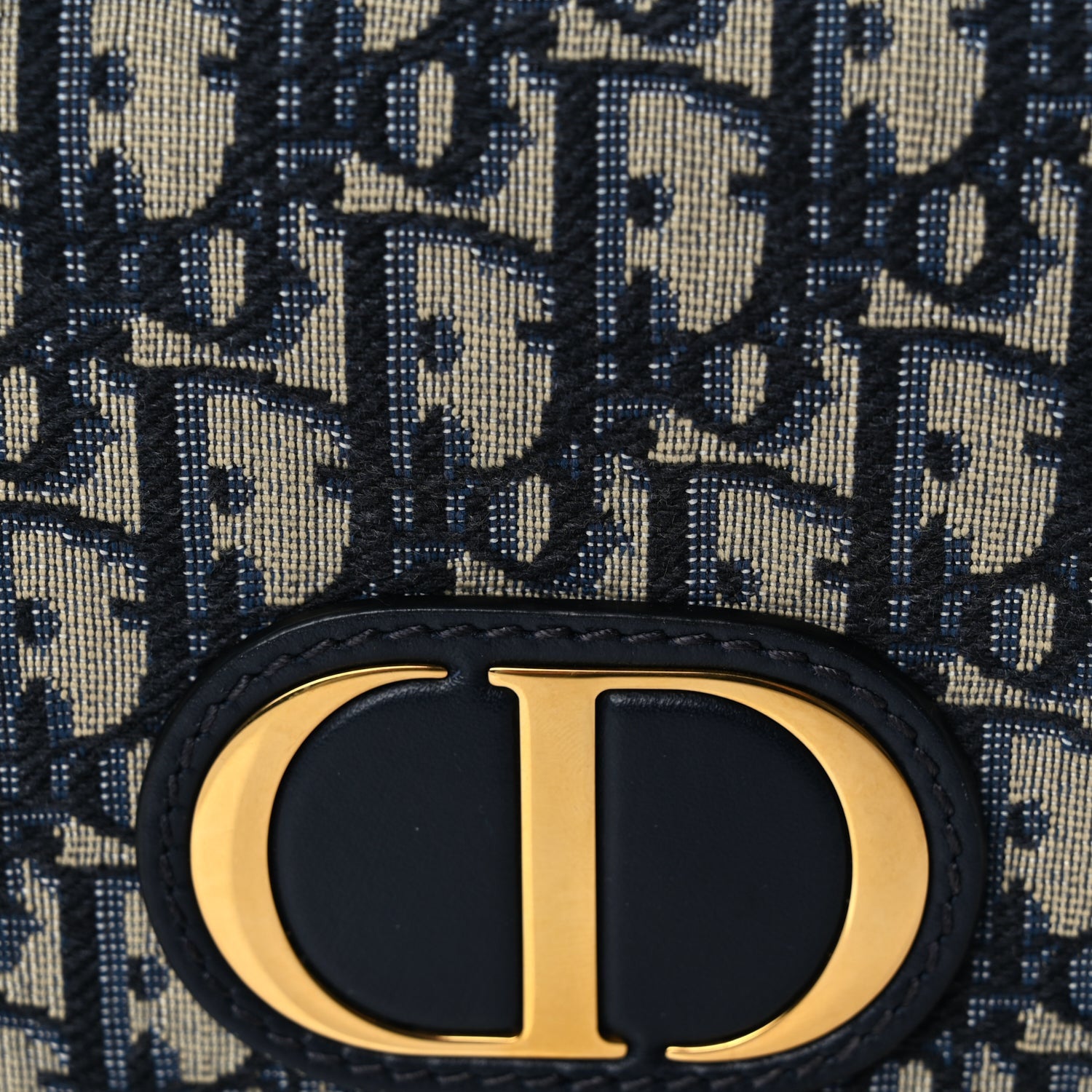 Christian Dior Oblique 30 Montaigne 2-In-1 Pouch Blue 6 of 8