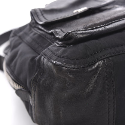 Prada Nappa Tessuto Nylon Shoulder Bag Black 7 of 11