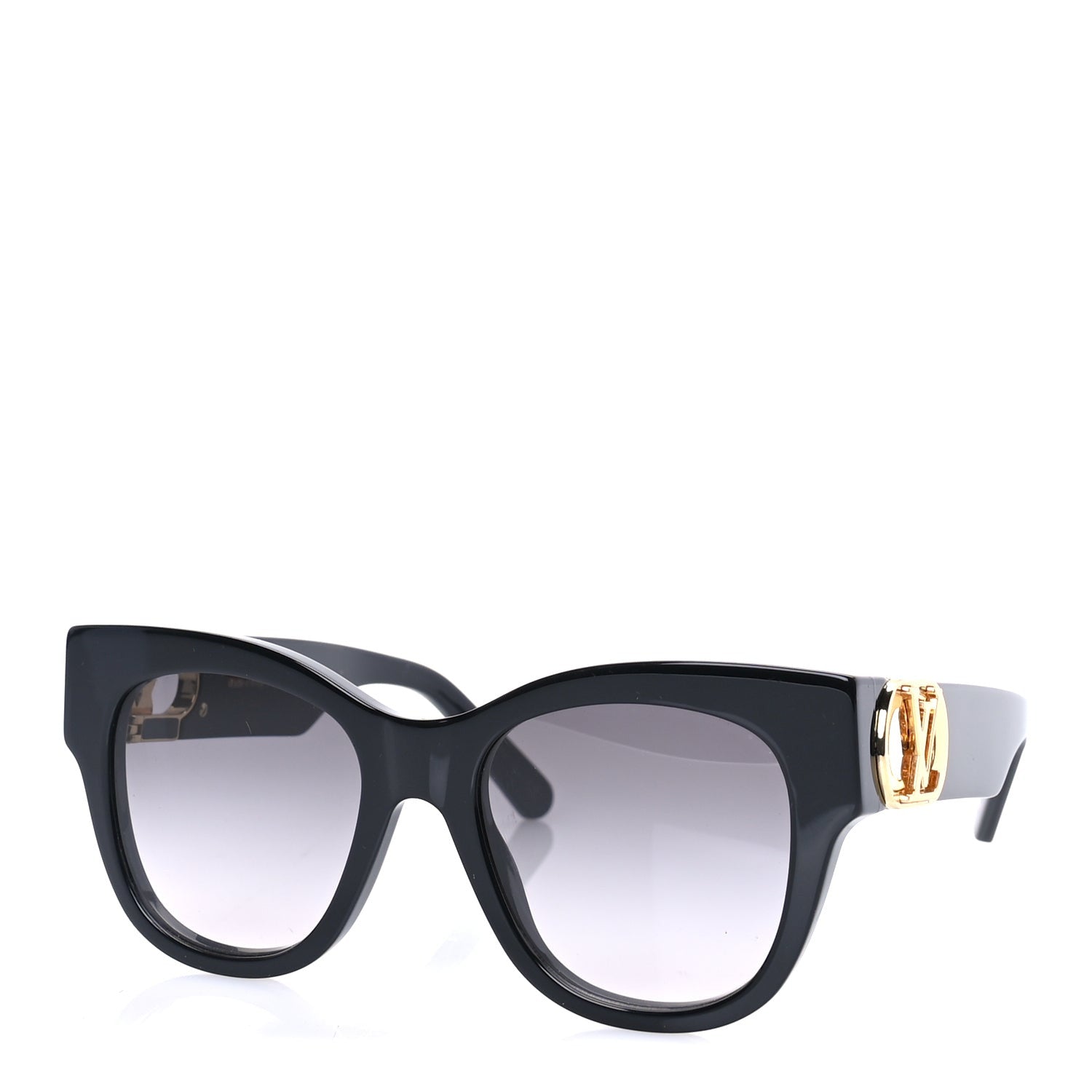 Louis Vuitton Acetate LV Link Square Sunglasses Z1478W  Black 1 of 7