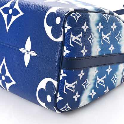 Louis Vuitton Monogram Escale Speedy Bandouliere 30 Blue 9 of 9