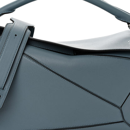 Loewe Calfskin Medium Puzzle Bag Stone Blue 7 of 10