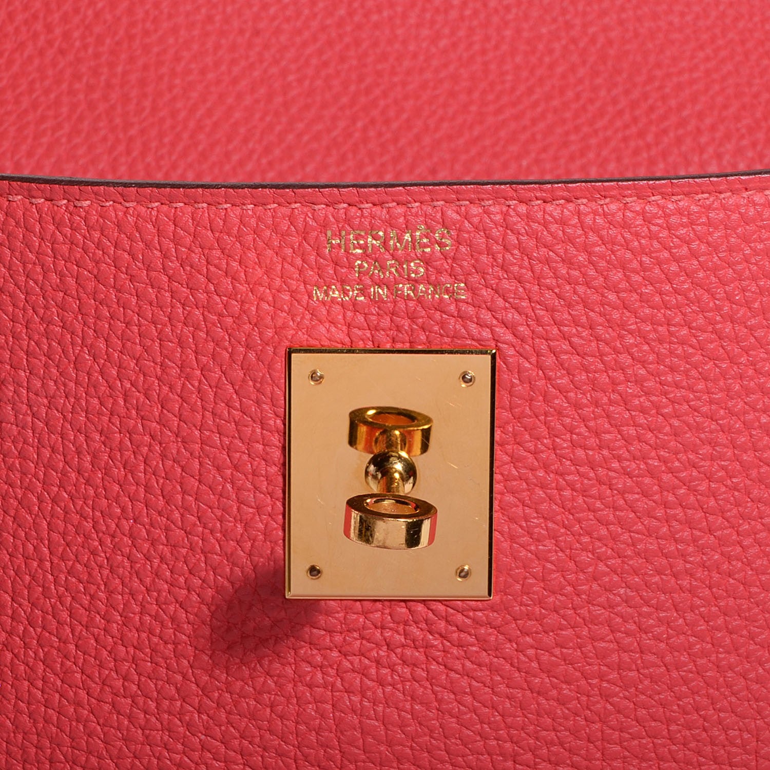 Hermes Togo Kelly Retourne 35 Rouge Pivoine 9 of 24