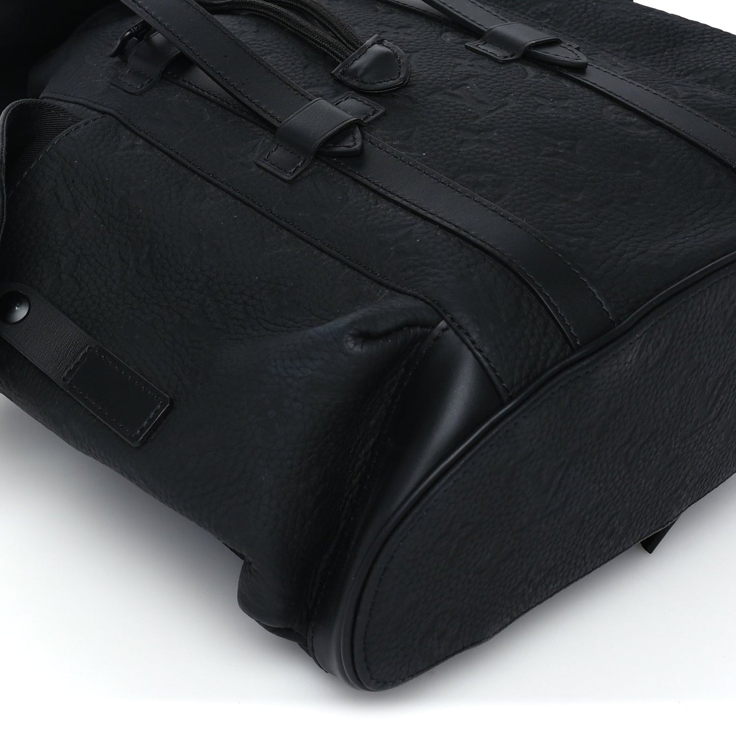 Taurillon Monogram Christopher MM Backpack  Black