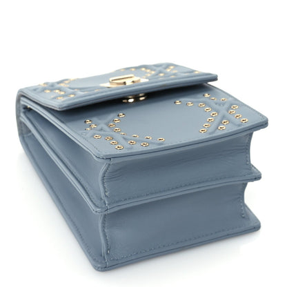 Christian Dior Lambskin Grommet Vertical Diorama Sky Blue 3 of 8