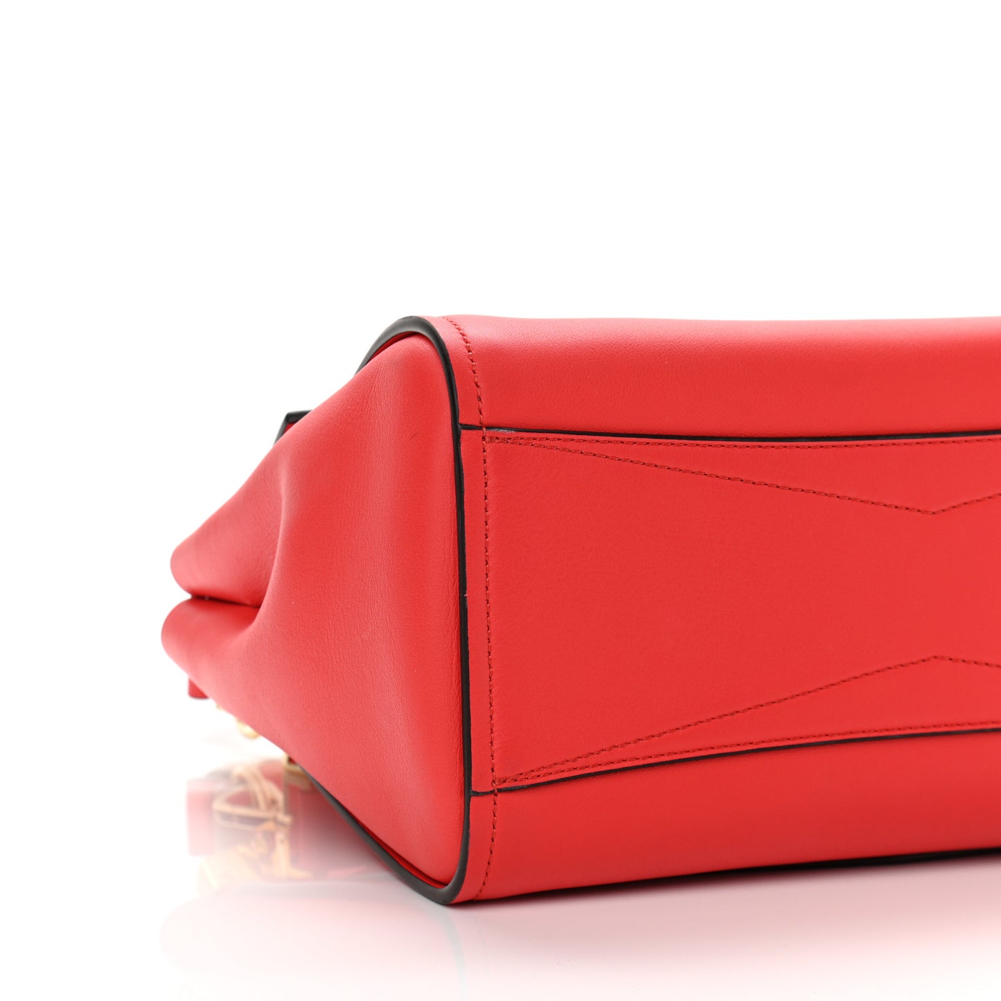 Calfskin Small Mystic Shoulder Bag Red