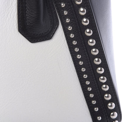 Givenchy Calfskin Small Studded Bi-Color Antigona Black White 10 of 12