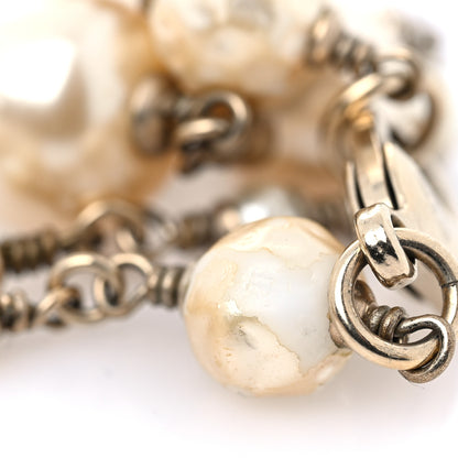 Chanel Pearl CC Necklace White 5 of 6