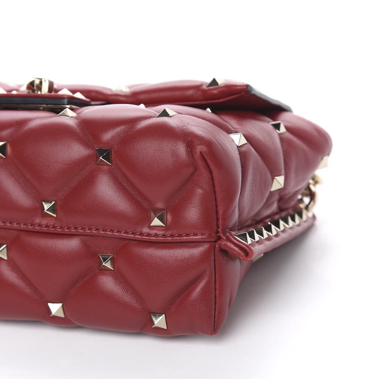 Nappa Candystud Crossbody Red
