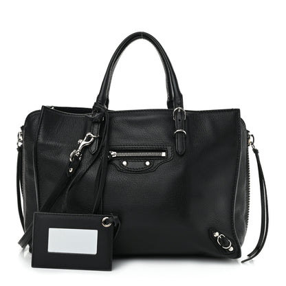 Balenciaga Veau Papier A6 Zip Around Tote Black 1 of 12