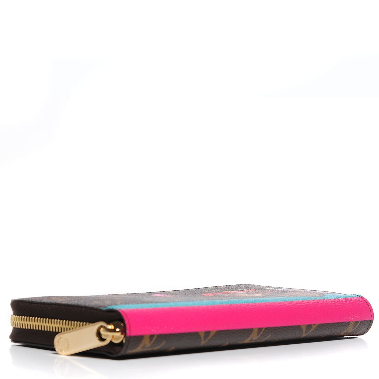 Monogram 2015 Christmas Animation Zippy Wallet Hibiscus