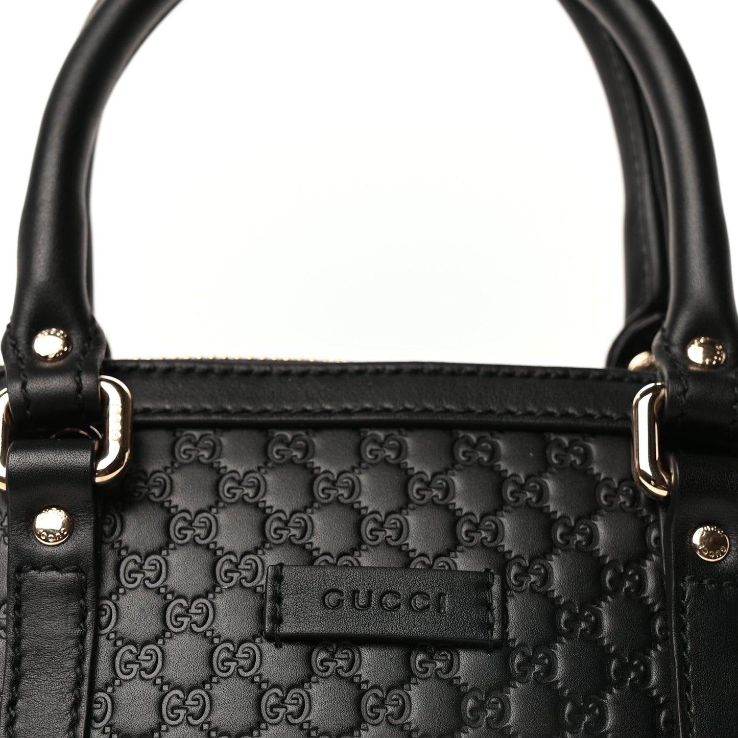 Microguccissima Mini Dome Bag Black