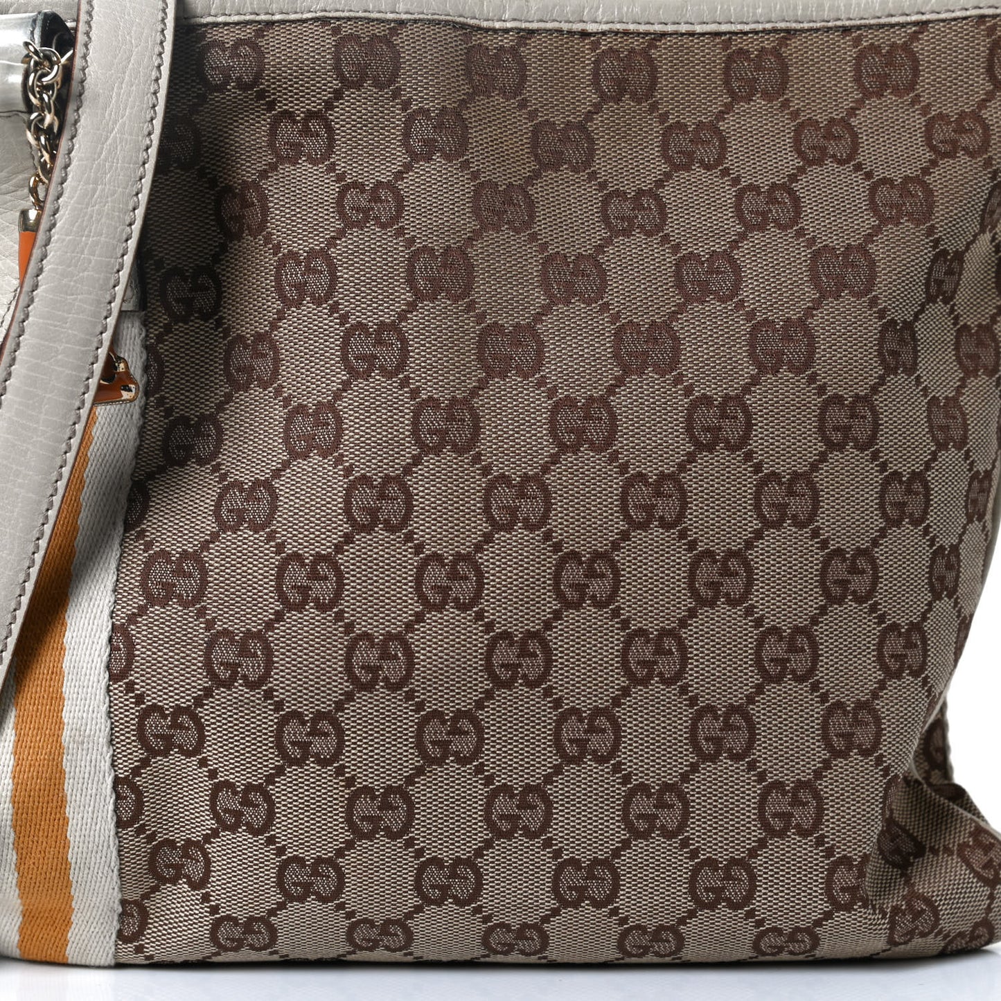 Monogram Web Jolicoeur Charms Messenger White