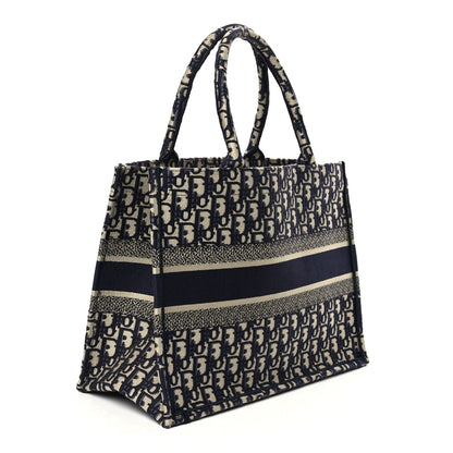 Christian Dior Oblique Medium Book Tote Blue Multicolor 2 of 9