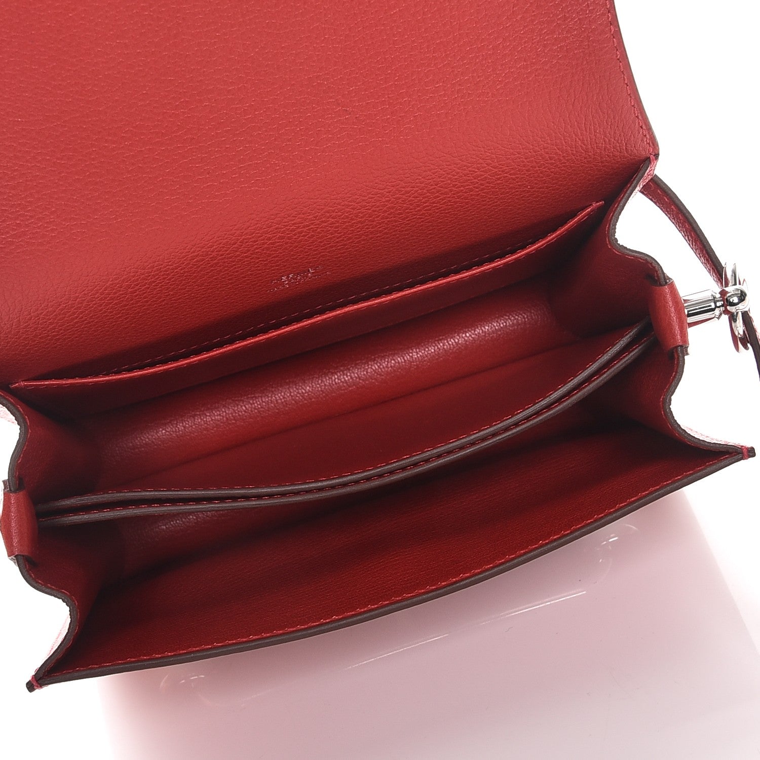 Hermes Evercolor Mini Sac Rouge Casaque 5 of 8